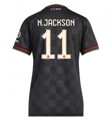 Bayern Munich Nicolas Jackson #11 Tredje Tröja Dam 2025-26 Kortärmad